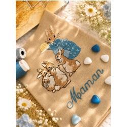 Autour de maman-serviette de table personnalisé