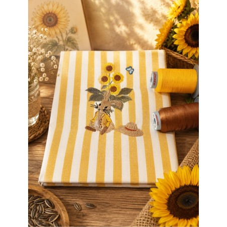 Tea towel: A l'ombre des tournesols