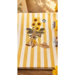 Tea towel: A l'ombre des tournesols