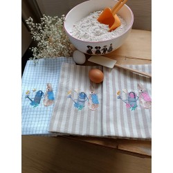 Flopsaut et les hortensias