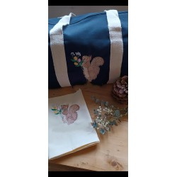 Sac polochon: Caramel l'écureuil