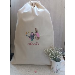 Sac poncho: La malicieuse et les hortensias