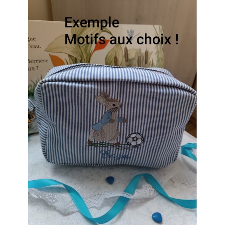 Trousse Rayé bleu marine Trousse Rayé bleu marine