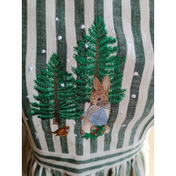 Tablier :Douceur d'hiver